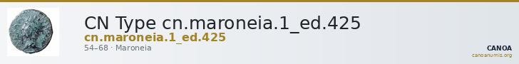 CN Type cn.maroneia.1_ed.425 — CANOA