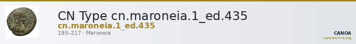 CN Type cn.maroneia.1_ed.435 — CANOA