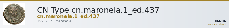 CN Type cn.maroneia.1_ed.437 — CANOA