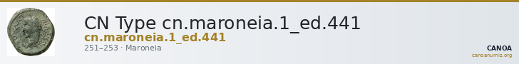 CN Type cn.maroneia.1_ed.441 — CANOA
