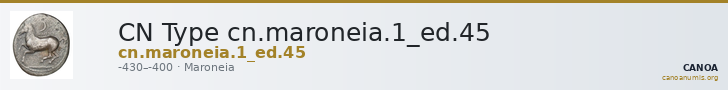 CN Type cn.maroneia.1_ed.45 — CANOA