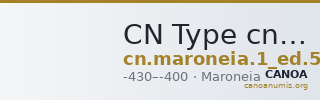 CN Type cn.maroneia.1_ed.52 — CANOA