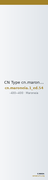 CN Type cn.maroneia.1_ed.54 — CANOA