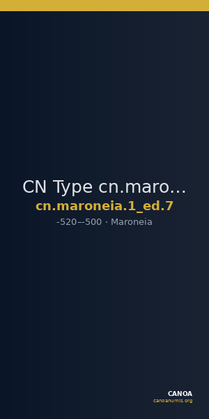 CN Type cn.maroneia.1_ed.7 — CANOA