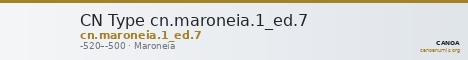 CN Type cn.maroneia.1_ed.7 — CANOA