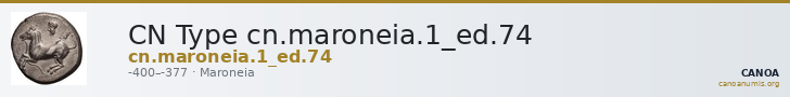 CN Type cn.maroneia.1_ed.74 — CANOA