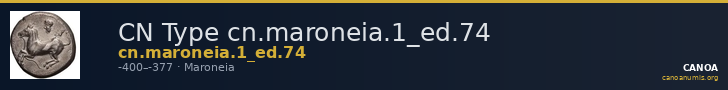 CN Type cn.maroneia.1_ed.74 — CANOA
