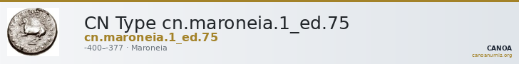 CN Type cn.maroneia.1_ed.75 — CANOA