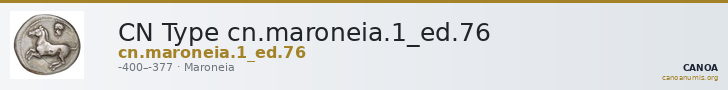 CN Type cn.maroneia.1_ed.76 — CANOA