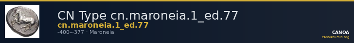 CN Type cn.maroneia.1_ed.77 — CANOA