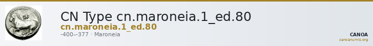 CN Type cn.maroneia.1_ed.80 — CANOA