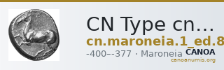 CN Type cn.maroneia.1_ed.85 — CANOA