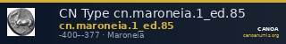 CN Type cn.maroneia.1_ed.85 — CANOA