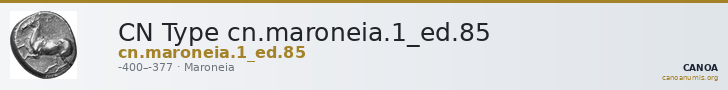 CN Type cn.maroneia.1_ed.85 — CANOA