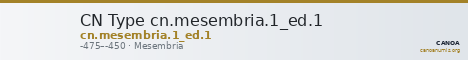 CN Type cn.mesembria.1_ed.1 — CANOA