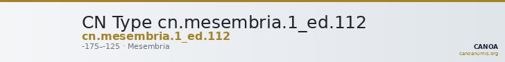 CN Type cn.mesembria.1_ed.112 — CANOA