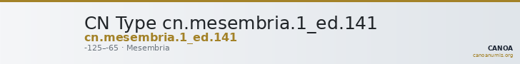 CN Type cn.mesembria.1_ed.141 — CANOA