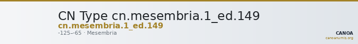 CN Type cn.mesembria.1_ed.149 — CANOA