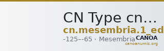 CN Type cn.mesembria.1_ed.152 — CANOA