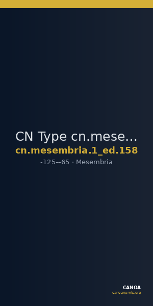 CN Type cn.mesembria.1_ed.158 — CANOA