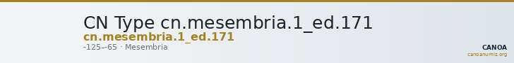 CN Type cn.mesembria.1_ed.171 — CANOA
