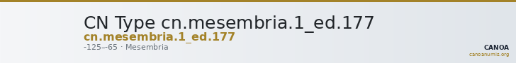 CN Type cn.mesembria.1_ed.177 — CANOA
