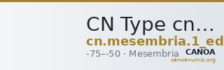 CN Type cn.mesembria.1_ed.188 — CANOA