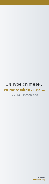 CN Type cn.mesembria.1_ed.191 — CANOA
