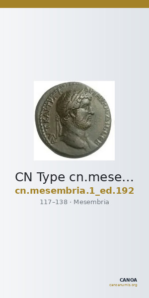 CN Type cn.mesembria.1_ed.192 — CANOA
