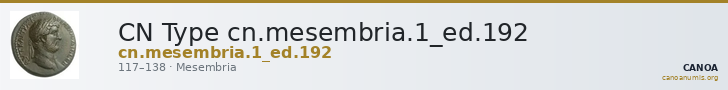 CN Type cn.mesembria.1_ed.192 — CANOA
