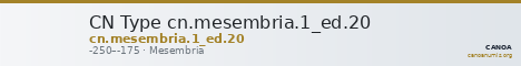 CN Type cn.mesembria.1_ed.20 — CANOA