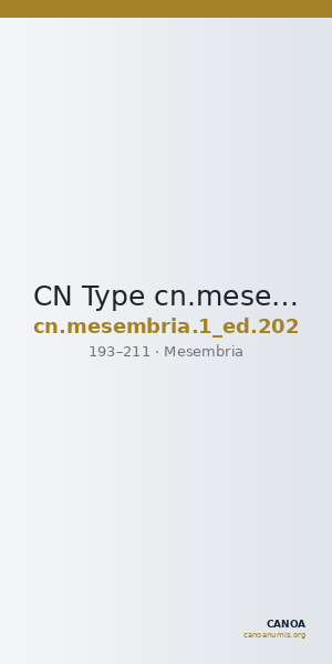 CN Type cn.mesembria.1_ed.202 — CANOA