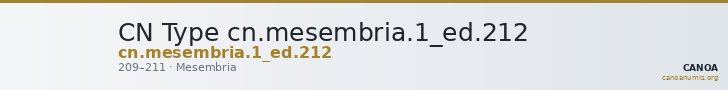 CN Type cn.mesembria.1_ed.212 — CANOA