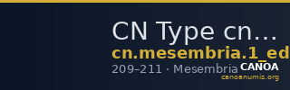 CN Type cn.mesembria.1_ed.213 — CANOA