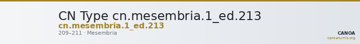 CN Type cn.mesembria.1_ed.213 — CANOA