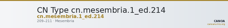 CN Type cn.mesembria.1_ed.214 — CANOA