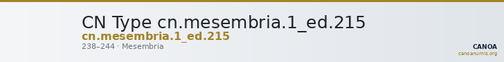 CN Type cn.mesembria.1_ed.215 — CANOA