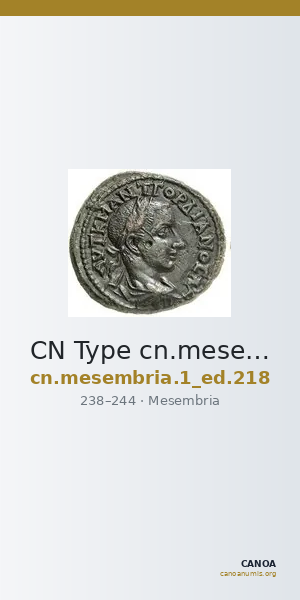 CN Type cn.mesembria.1_ed.218 — CANOA