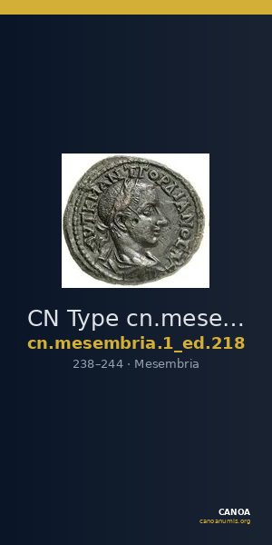 CN Type cn.mesembria.1_ed.218 — CANOA