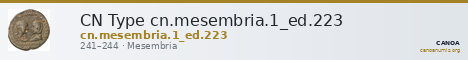 CN Type cn.mesembria.1_ed.223 — CANOA