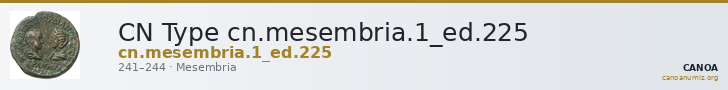 CN Type cn.mesembria.1_ed.225 — CANOA
