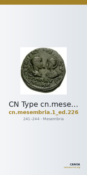 CN Type cn.mesembria.1_ed.226 — CANOA