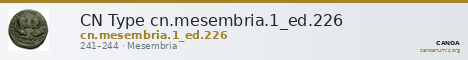 CN Type cn.mesembria.1_ed.226 — CANOA