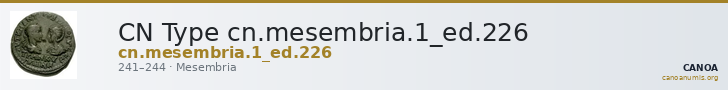 CN Type cn.mesembria.1_ed.226 — CANOA