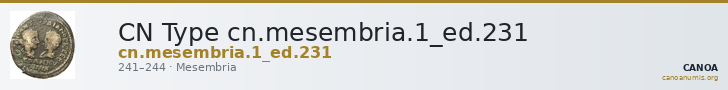 CN Type cn.mesembria.1_ed.231 — CANOA