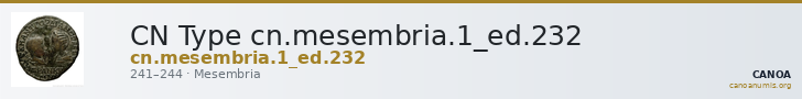 CN Type cn.mesembria.1_ed.232 — CANOA