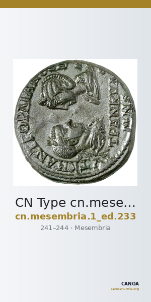 CN Type cn.mesembria.1_ed.233 — CANOA