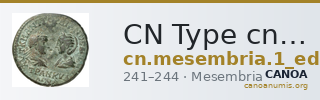 CN Type cn.mesembria.1_ed.238 — CANOA