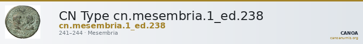 CN Type cn.mesembria.1_ed.238 — CANOA