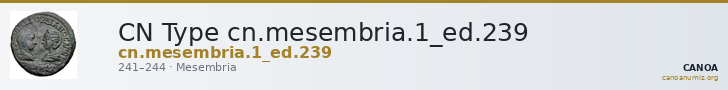 CN Type cn.mesembria.1_ed.239 — CANOA